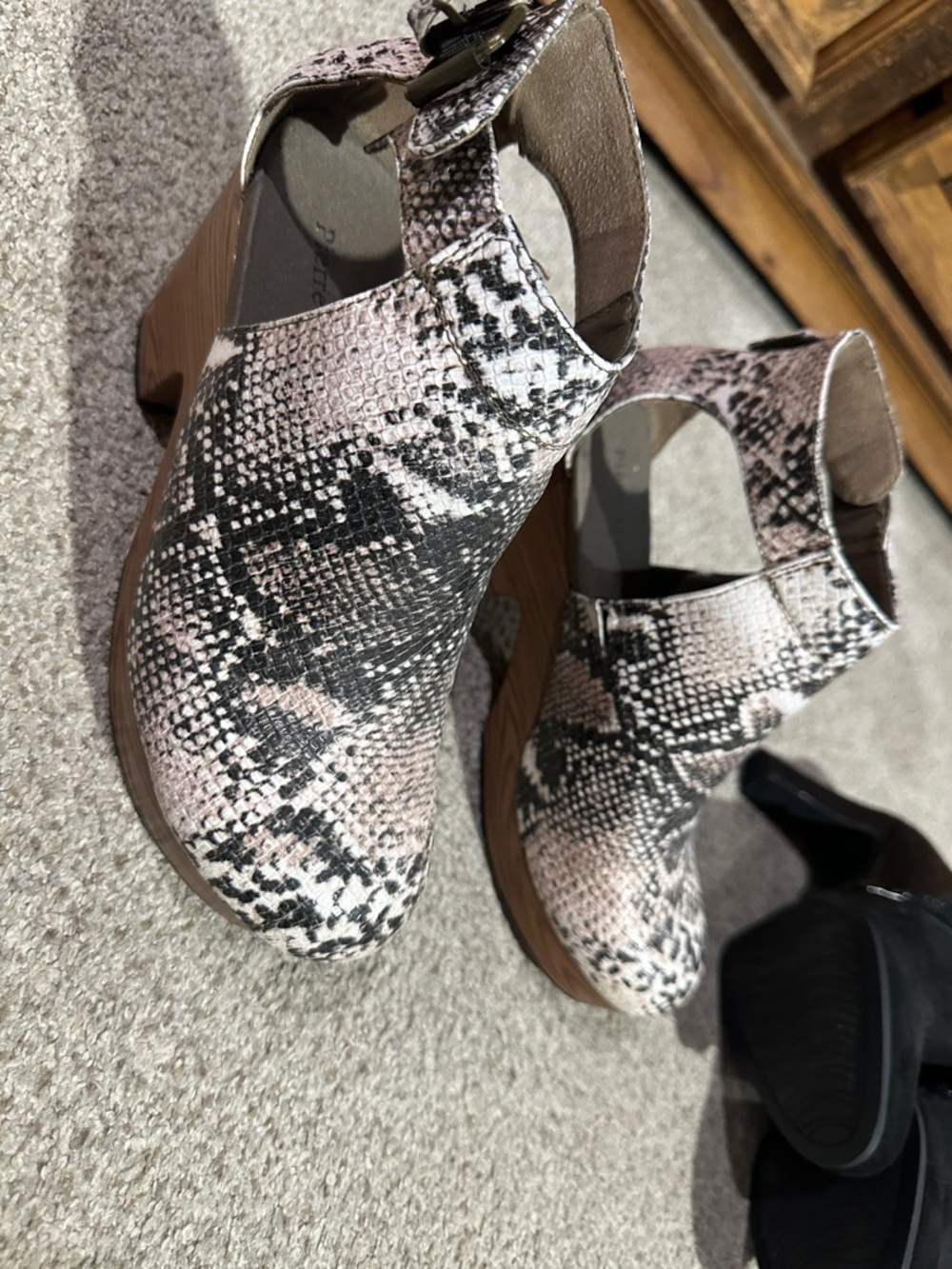 Snake Skin Heel
